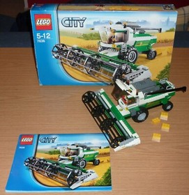 LEGO City Set No: 7636 Combine Harvester + BA + Original Box 100% Complete - Excellent