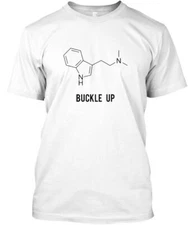 Dmt Buckle Up T-Shirt Made in the USA Size S to 5XL