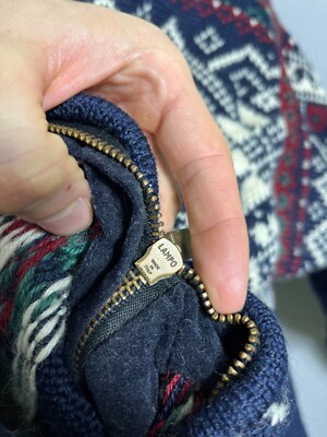 Veste En Pure Laine Dale Of Norway Motifs Jeux Olympiques Y2K - Taille L - Occasion Très Bon état