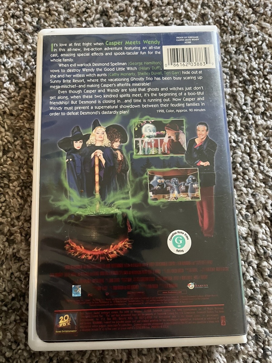 Casper Meets Wendy (VHS, 1998) 86162038839| eBay