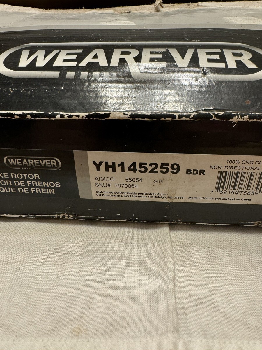 CARQUEST WHEREVER 100% CNC CUT NON DIRECTIONAL FINISH BRAKE ROTOR