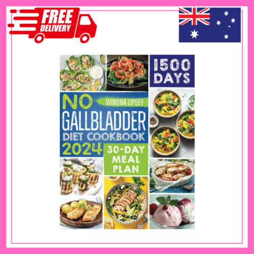 NO GALLBLADDER DIET COOKBOOK: 1000 Days Worth of Delicious and Nutrient Recipes| - Picture 1 of 5