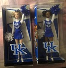 University Of Kentucky Barbie Cheerleader Dolls Pink Label X2 BNIB Rare Item