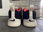 EUC Nike TODDLER LEBRON XV (TD) Black White Sneakers Elastic Shoelace Size 7C — photo 5