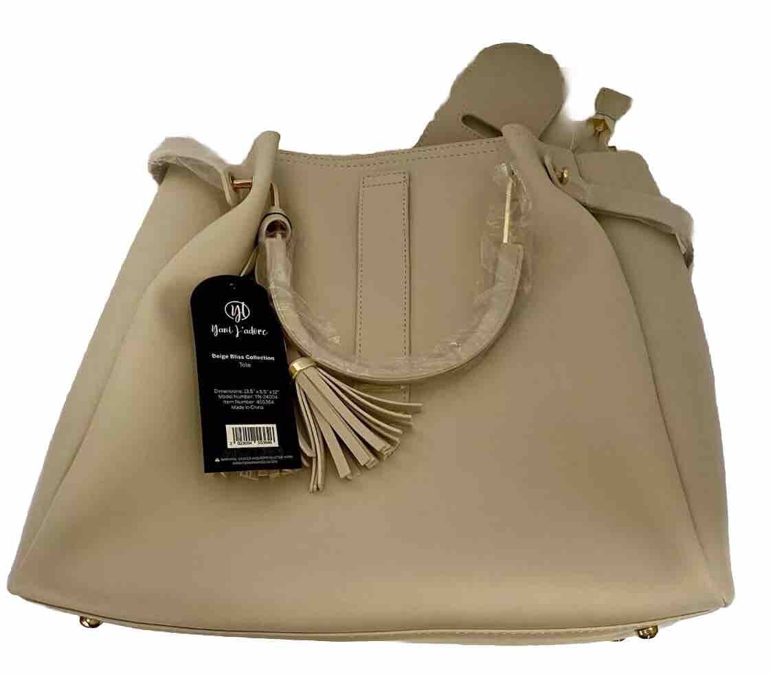 トートバッグ GIANNI Woman Tote bags Yellow Cream BS6850COMMCNVSE 13931 Leather Tote Bag - Pastel Daffodil Yellow – Zatchels