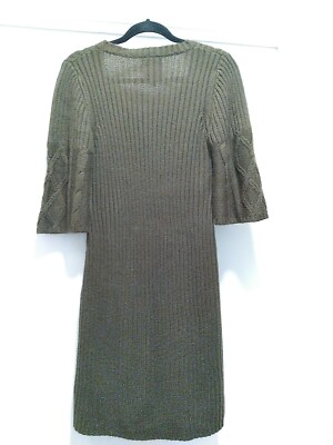 Pink Rose Womans Dress XL Deep Green, Cute & Casual knee length