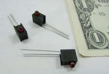 20 New Hewlett Packard HP Mounted LEDs 3MM Red Miniature Warning Indicator Light