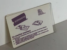 VINTAGE Blockbuster Video Membership Card Laminate Sleeve