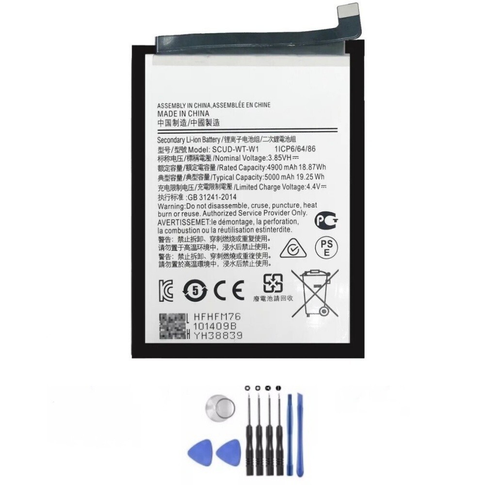 For Samsung Galaxy A22 5G A226 SM-A226B SCUD-WT-S-W1 Battery Replacement 5000mAh