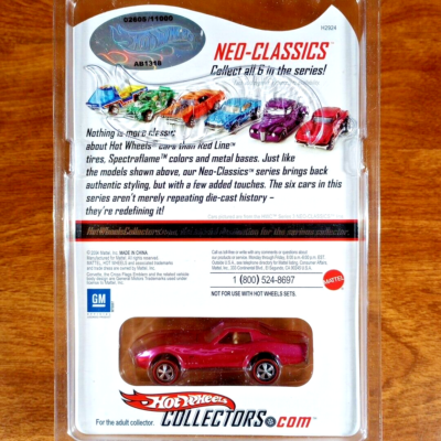 Hot Wheels RLC Neo-Classics Series Custom Corvette 2605/11000 Pink
