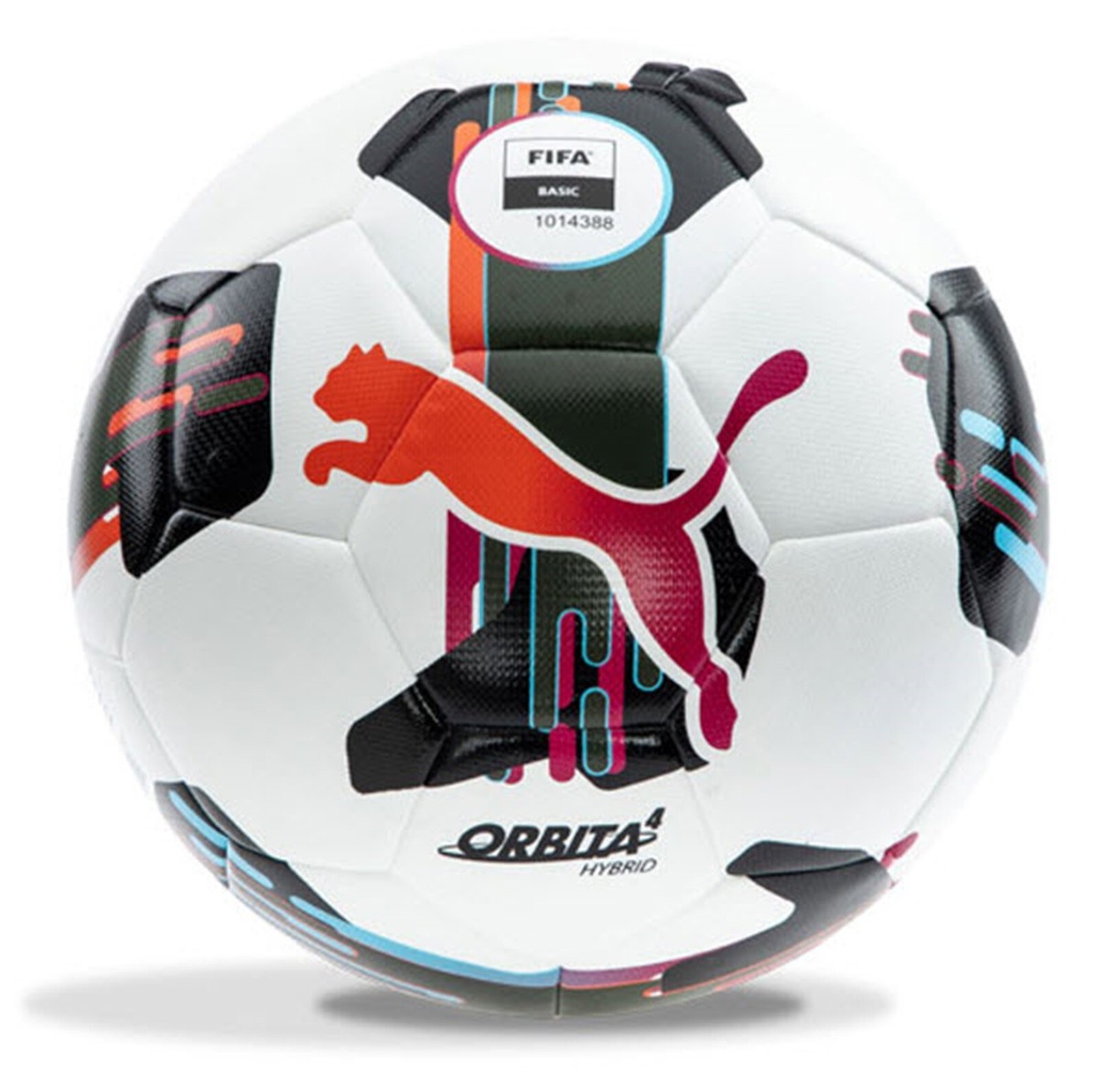 PUMA Unisex Orbita 4 HYB Soccer Ball White FIFA SZ5 Football