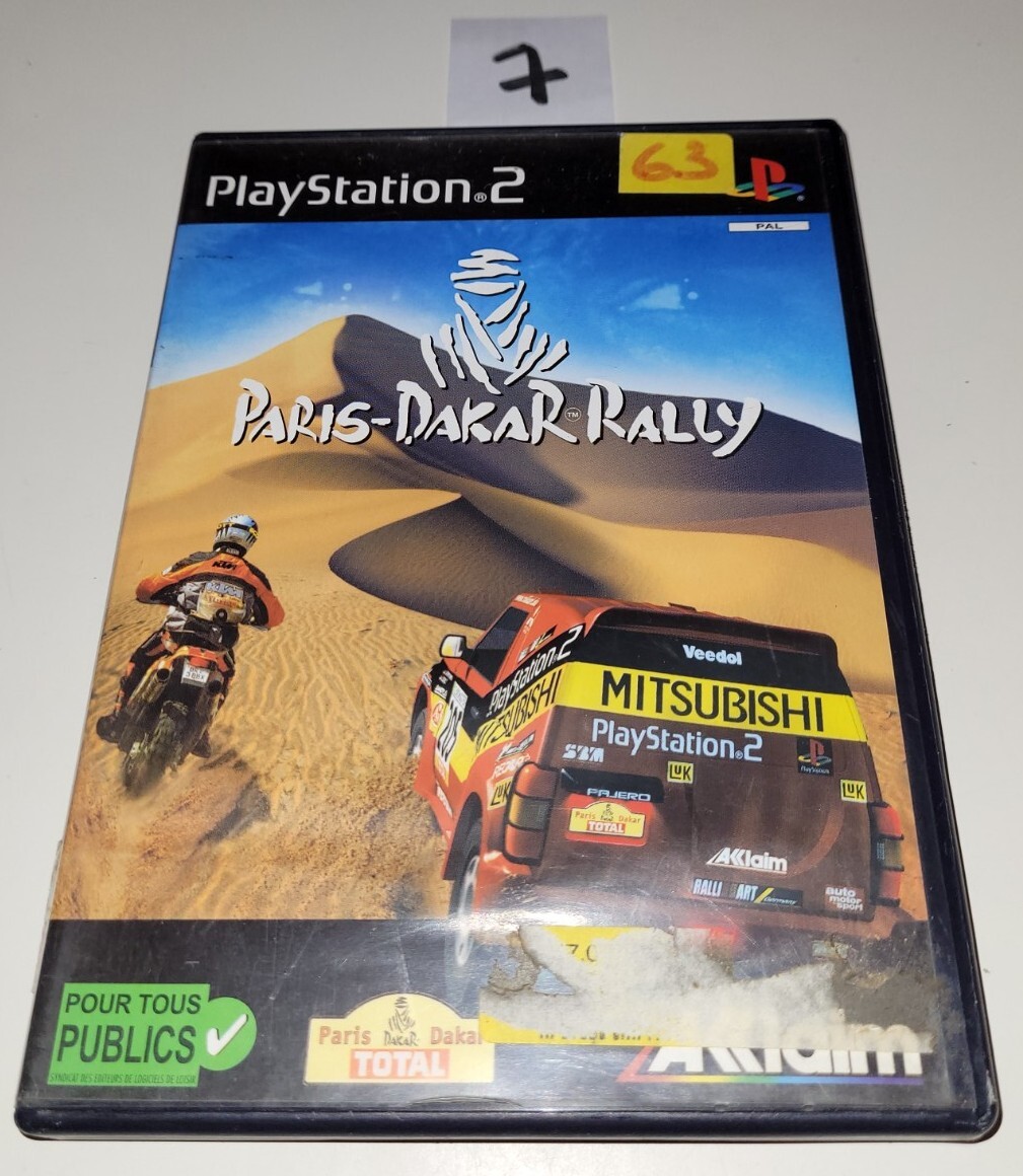 Sony PlayStation 2/PS2 - Paris-Dakar Rally - Bon État