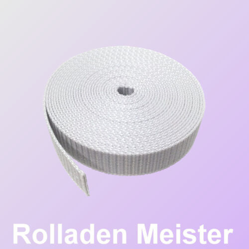 Rolladen Gurtband 22 mm Elektrische Gurtwickler Rollladen Gurt 0,8 mm dick, grau - Bild 1 von 1