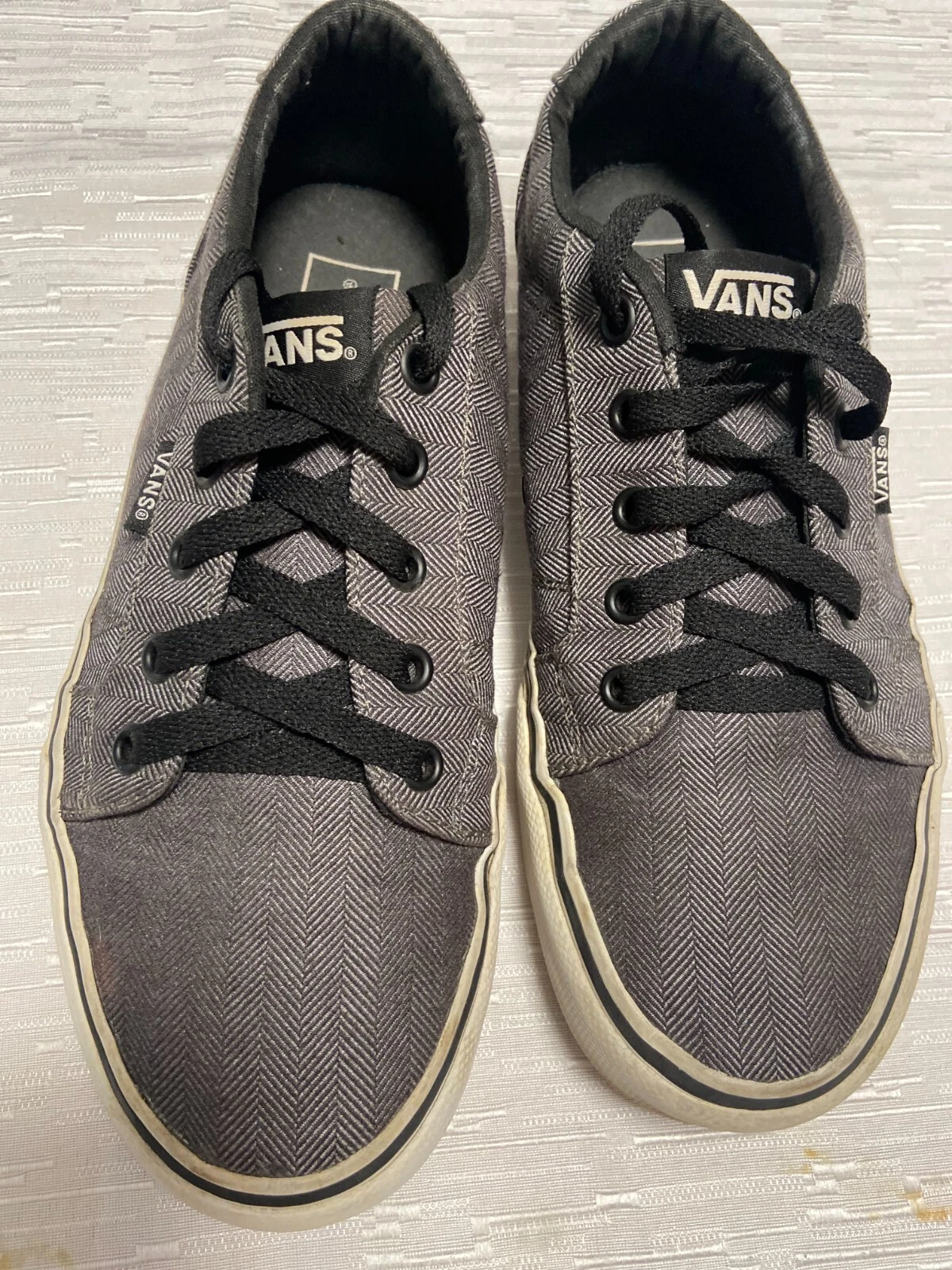 Uomo. Sneakers basse Vans Off The Wall grigie taglia 7 grunge streetwear