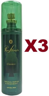 3 STÜCK PINO SILVESTRE CLASSIC DEODORANT PARFUM VAPO NO GAS DEODORANT 125ML DEO