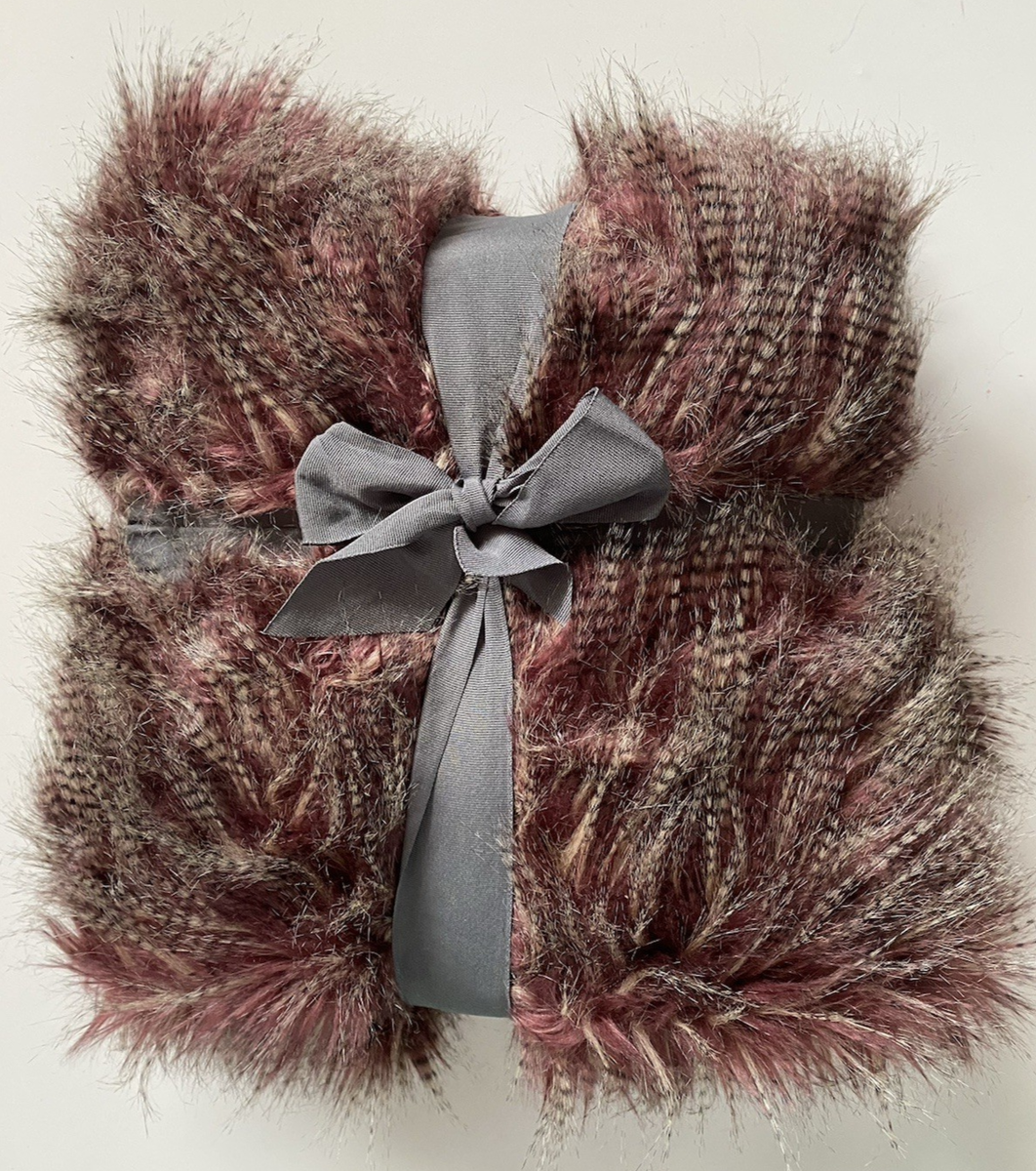 Threshold Faux Fur Throw Blanket 50