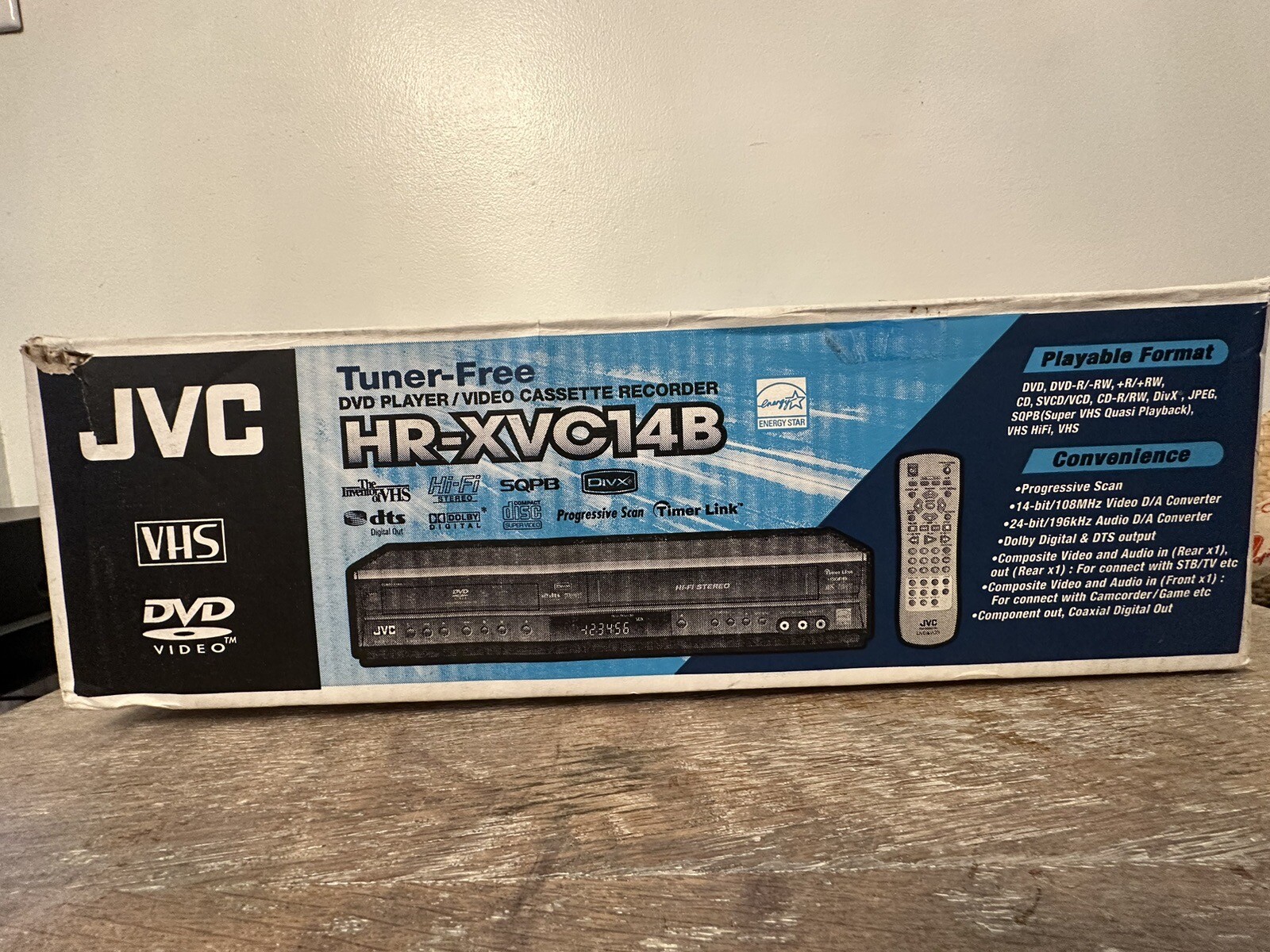 JVC VCR DVD Player Recorder Combo Unit Tested HRXVC14BUS W/
