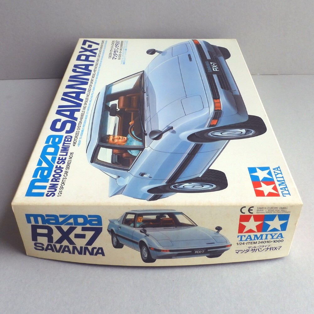 TAMIYA 1/24 Mazda Savanna RX-7 Motorized Plastic model Kit w/ENG