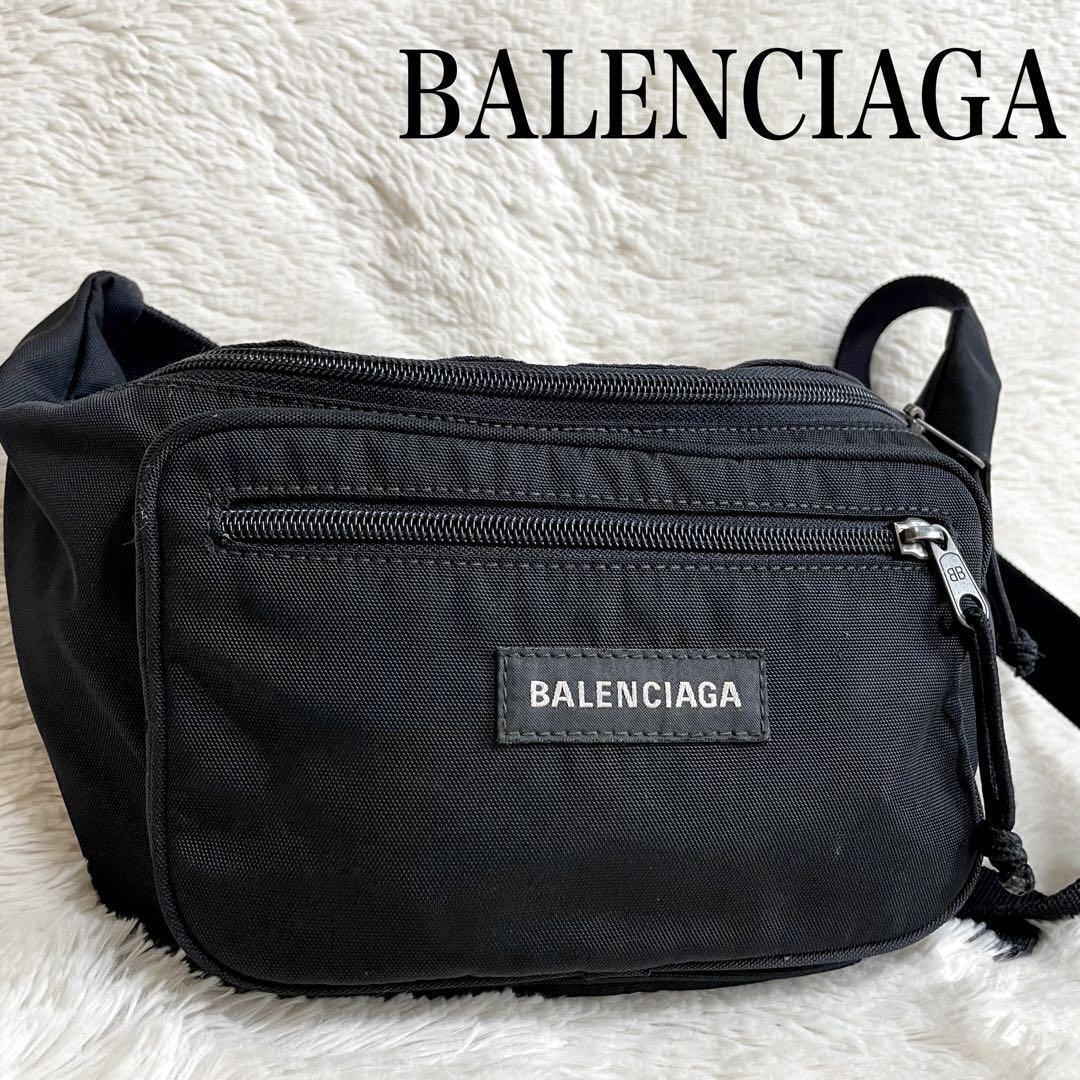 BALENCIAGA Explorer Body Bag Waist Bag nylon black from BALENCIAGA Explorer Body Bag Waist Bag nylon black from