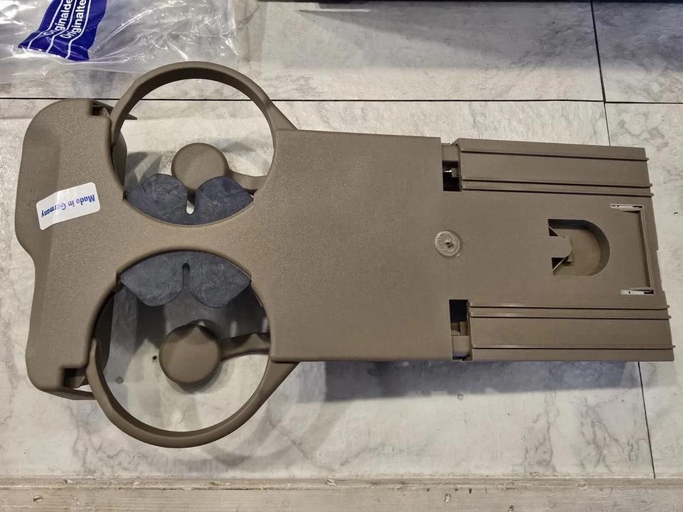 NOS New! Volvo S90 Cup Holder Tan 1997- 1998 Oem Tan Excellent - Image 2 of 4