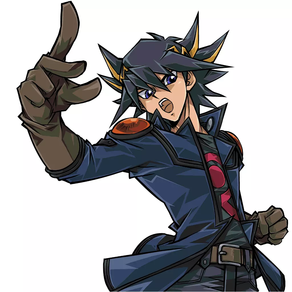 Download Yusei Fudo from Yu-Gi-Oh! 5D's in an intense duel against