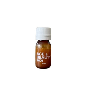 ACORUS BALANCE Age & Beauty Shot Lösung zum Einnehmen 1 x 10ml Q10 Grüntee Orange