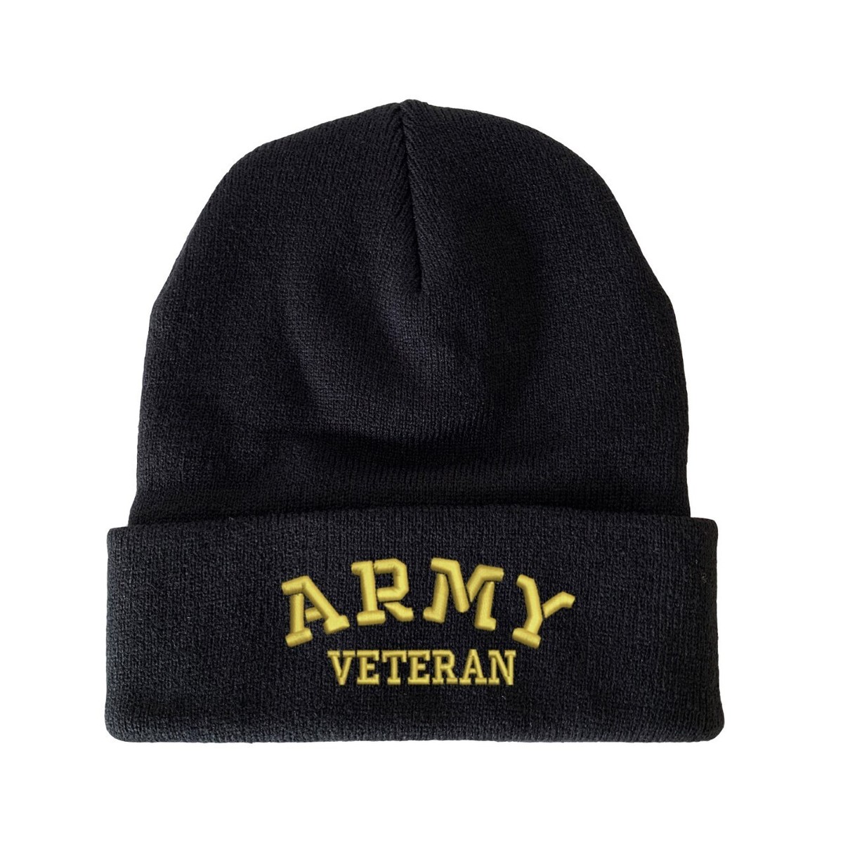 Army Veteran Letters Embroidered Beanie Military Winter Hat Army hat beanie