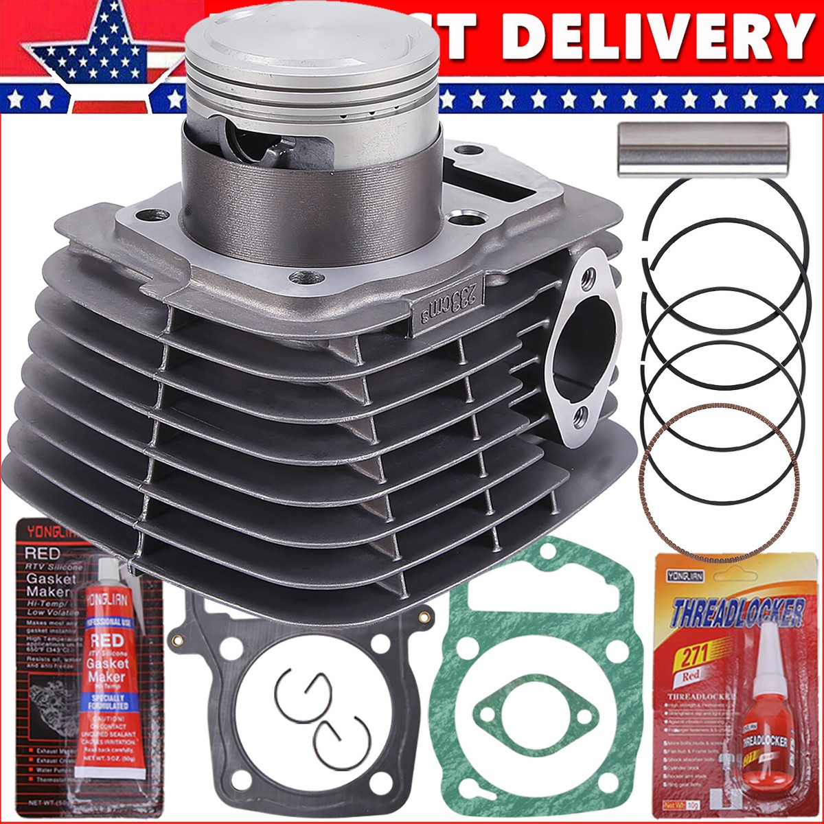 233cc For HONDA FTR223 230 CRF230F XR230 67mm Big Bore Cylinder