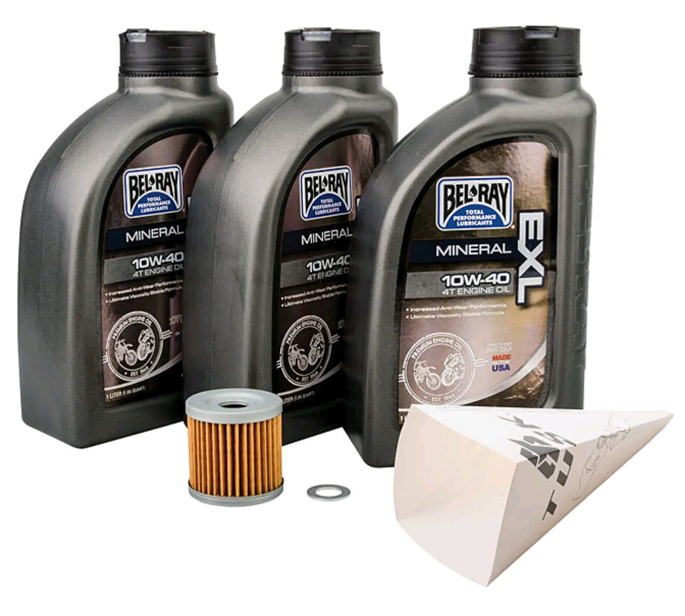 Tusk / BelRay Oil + Filter Change Kit Suzuki Ltz400 Z400 20032009 Bel