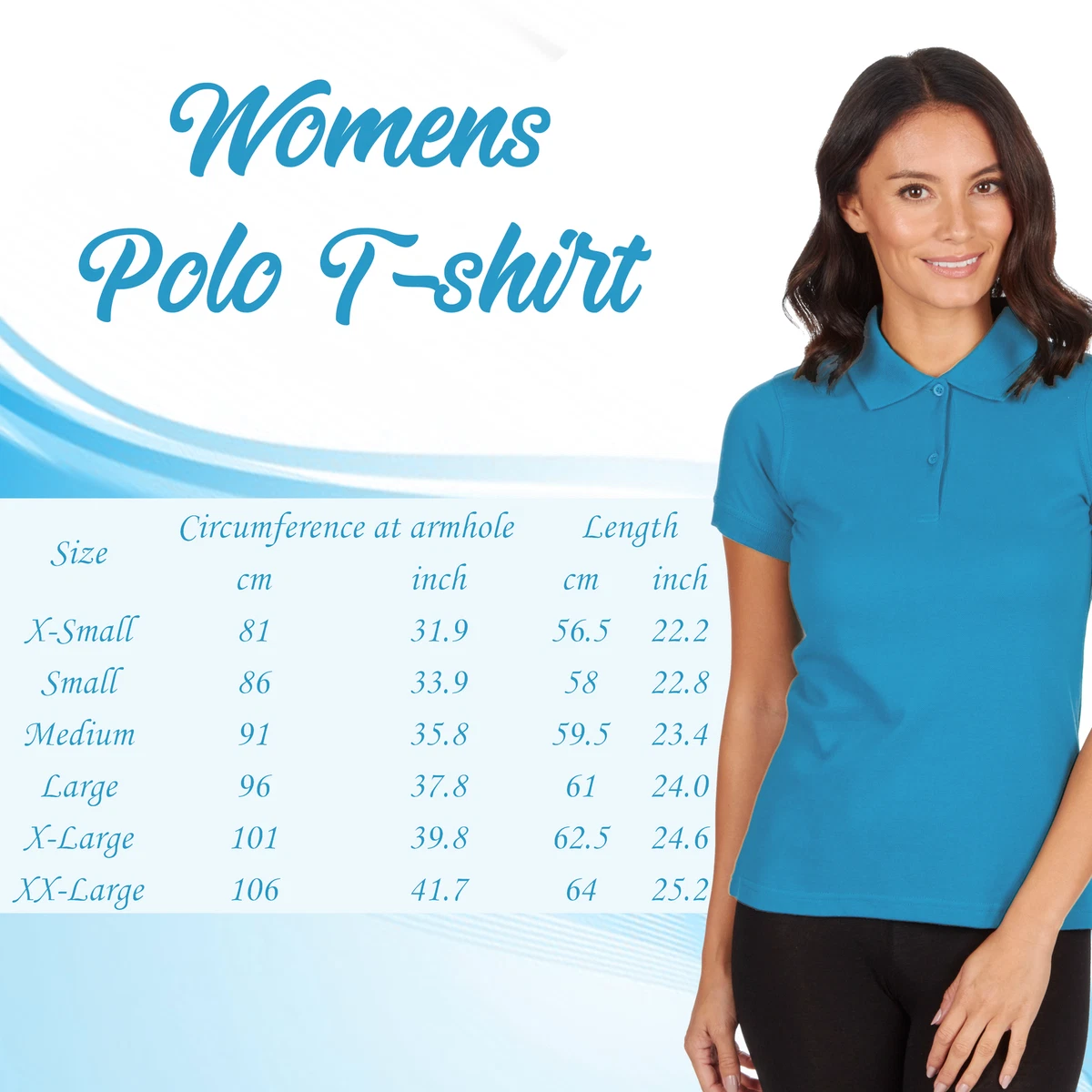 ladies medium shirt size