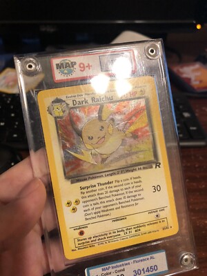 MAP Industries 9+ Dark Raichu 83/82 Pokemon MINT Graded! PSA/CGC 9