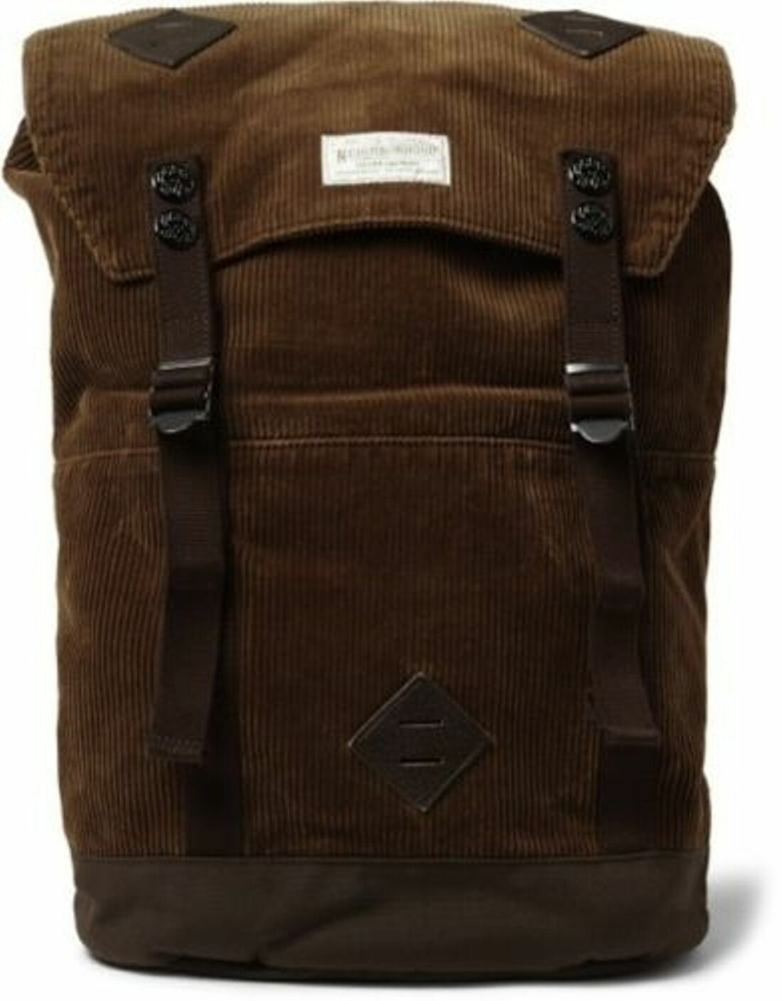 NEIGHBORHOOD Porter corduroy backpack Brown Bag