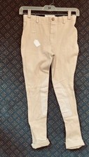 TUFFRIDER Jodhpurs Beige Youth sz 14 VGC w/ Cuffs Pull On