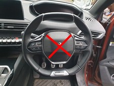 Peugeot 3008 MK2 Multifunction Steering Wheel Leather 2017 - 2023 98105488ZD GT