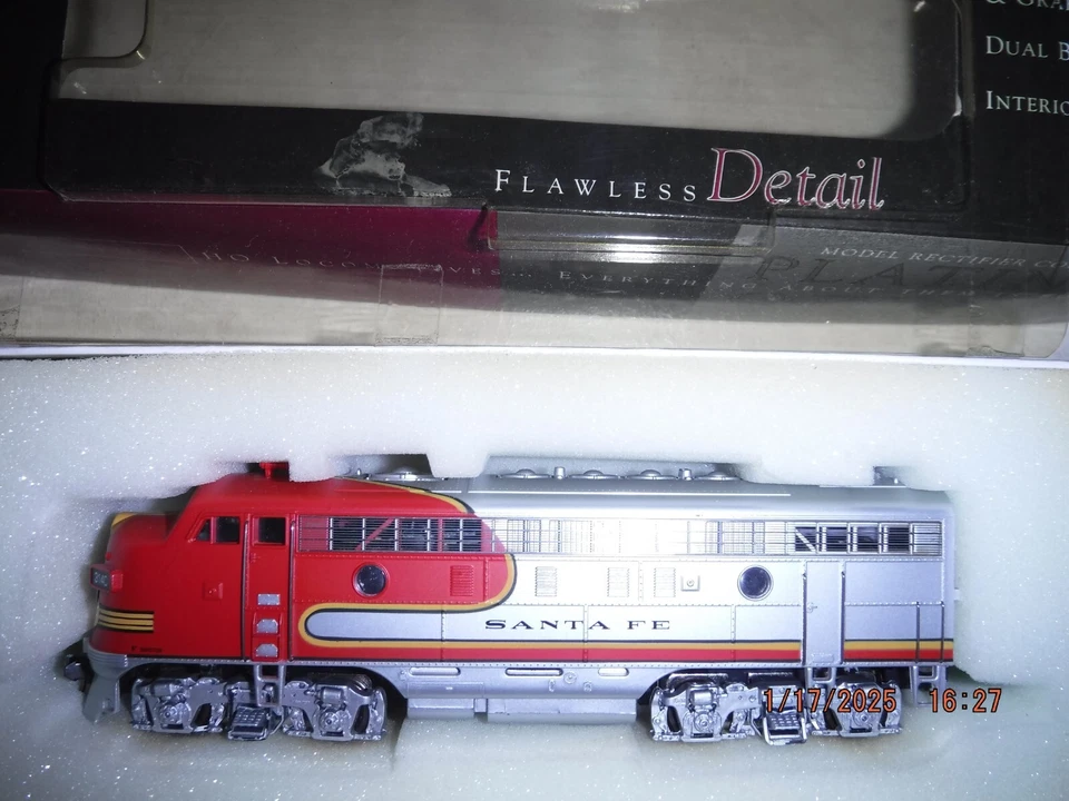 MRC PLATINUM HO F7A SANTA FE EMD LOCOMOTIVE #314C - NOS - NEW! - Image 4 of 4