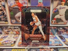 2024 Panini WNBA Monopoly Prizm Diamond Miller #9 Red Classic Icons