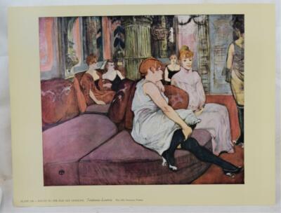 Salon In The Rue Des Moulins Touleuse-Lautrec Albi Museum France Art Print