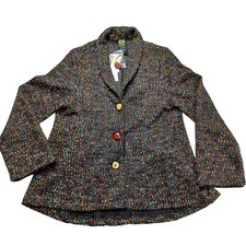 Pure Essence Urbanology Multi Rainbow Jacket Nwt Size Medium Festival Aesthetic