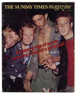 Sunday Times Magazine 17 July 1977 Punk Rock cover & accompanying article + - Image 1 of 4