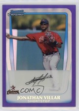 2011 Bowman Chrome Prospects Purple Refractor /700 Jonathan Villar #BCP110 sh7