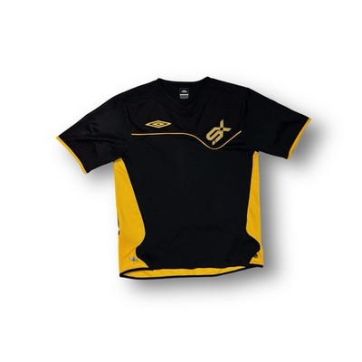 00s Umbro SX Black & Orange Sports T Shirt (L)
