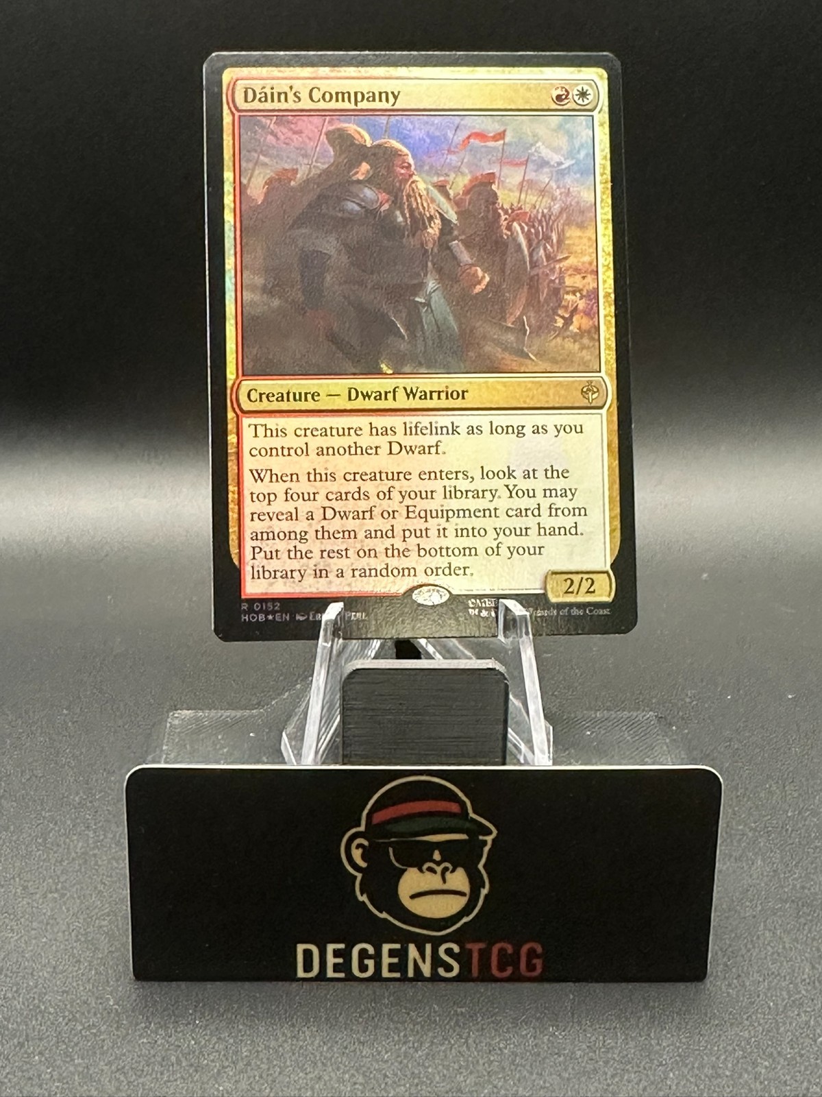 MTG The Hobbit Dain's Company Foil 0152 NM PACK FRESH