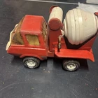 TONKA 1970's Cement Mixer Truck Metal Yellow and plastic mixer mixes dumps 2