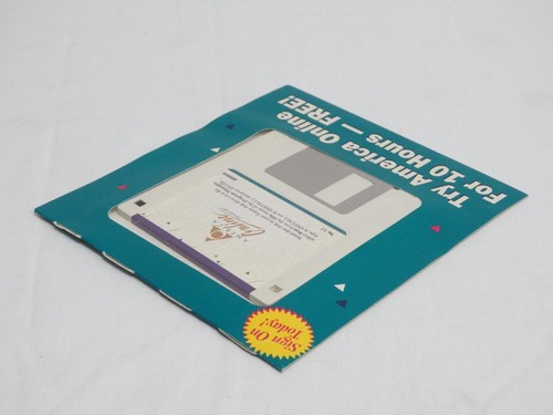 AOL America Online For Windows Version 1.1 Sealed Mailer 3.5” Floppy Disk - Picture 3 of 5