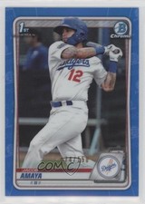 2020 Bowman Chrome Prospects Blue Refractor 74/150 Jacob Amaya #BCP-3 0s55