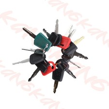 14 Heavy Equipment Key Set Construction Ignition Keys For CAT Volvo deere kubota