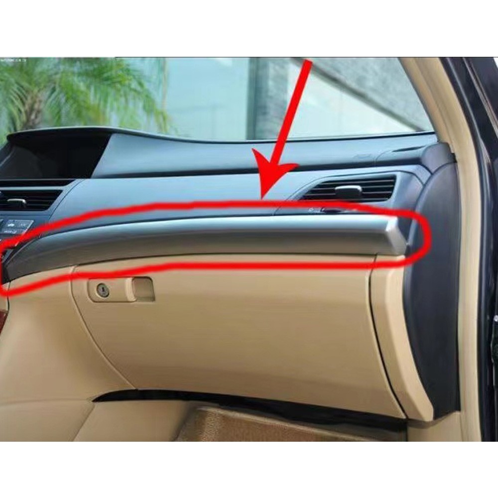 3pc Replace Matte Silver Middle Console Dashboard Strip For 2008-12 Honda Accord