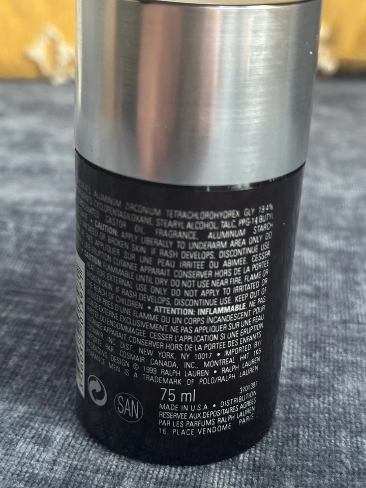 Ralph Lauren Romance Desodorante Antitranspirante en Barra 2.6 COSMAIR Nuevo Foto 4 de 4