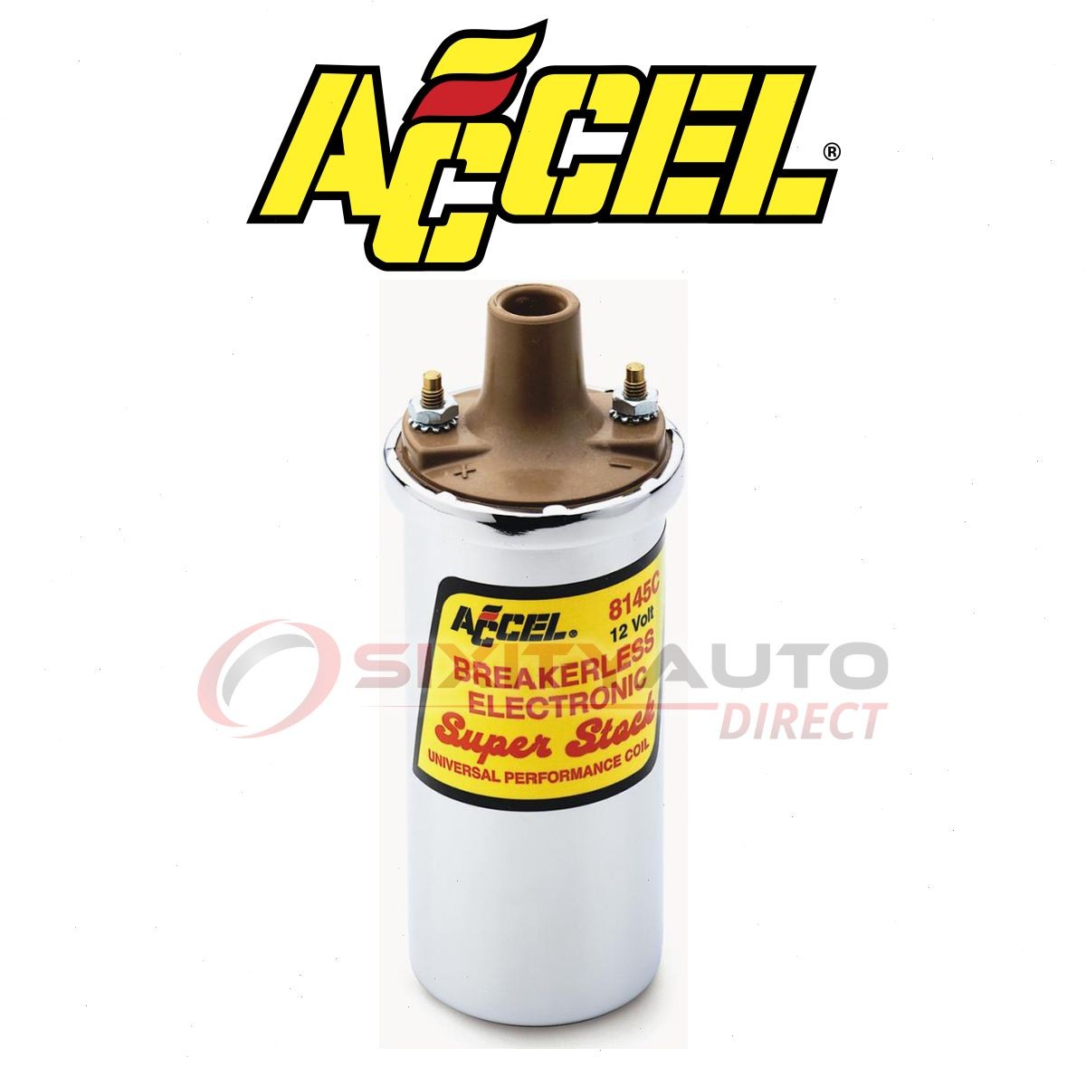 ACCEL Ignition Coil for 1968-1969 International 908C 4.3L 4.4L 5.0L V8 - vr