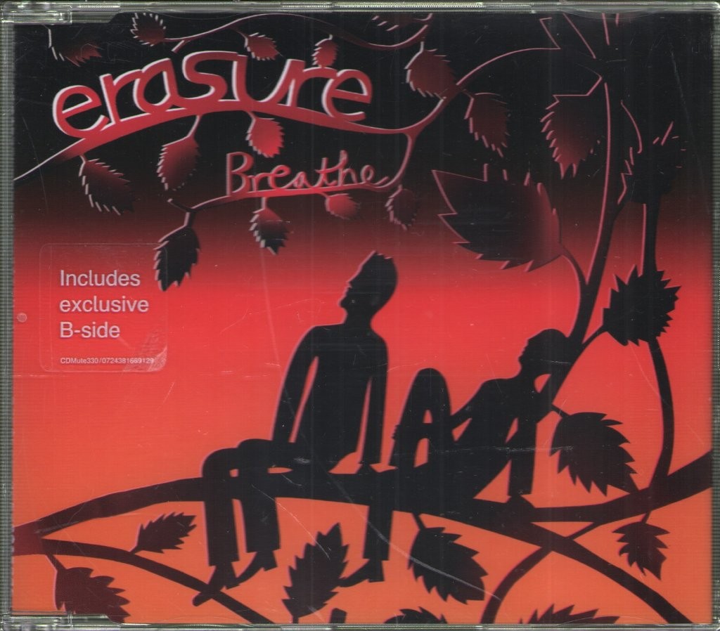 Erasure Breathe CD Europe Mute 2005 CD. info sticker on front of case CDMUTE330